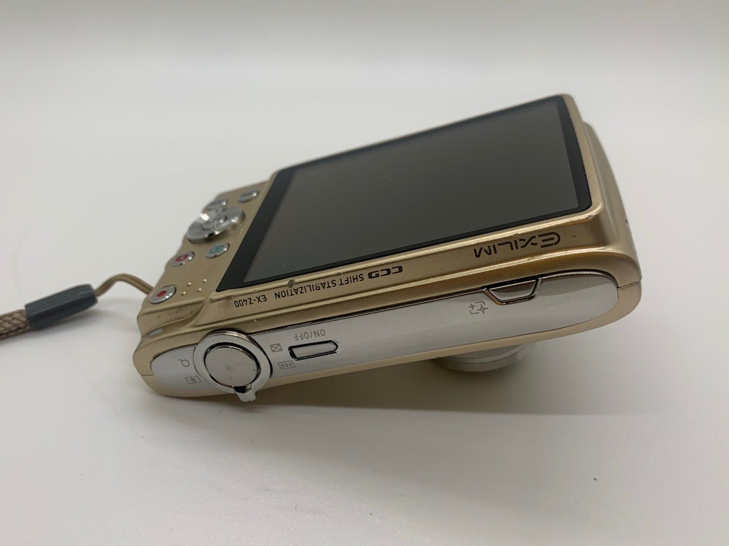 0167 Casio EXILIM EX-Z400 ゴールド デジカメ ジャンク品【タ
