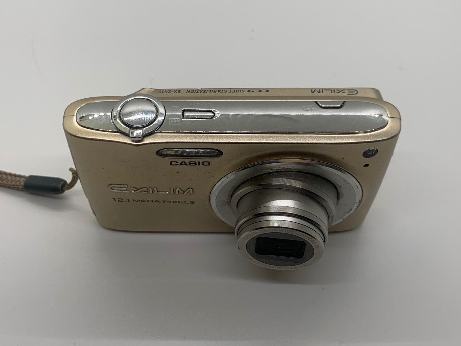 0167 Casio EXILIM EX-Z400 ゴールド デジカメ ジャンク品【タ