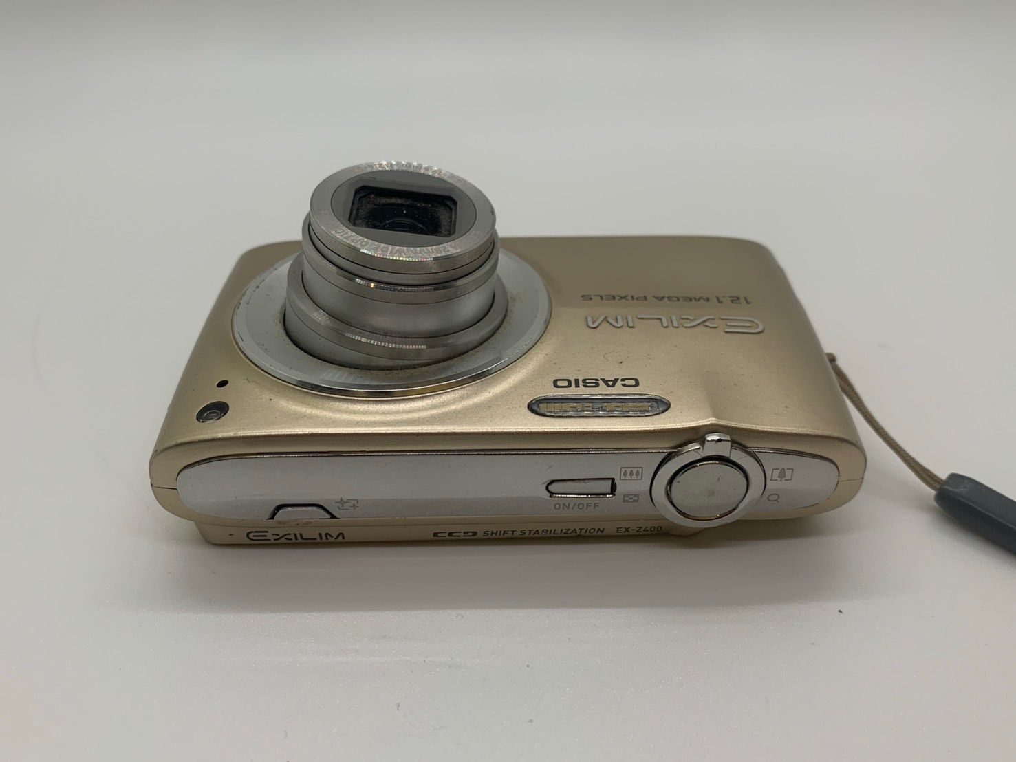 0167 Casio EXILIM EX-Z400 ゴールド デジカメ ジャンク品【タ