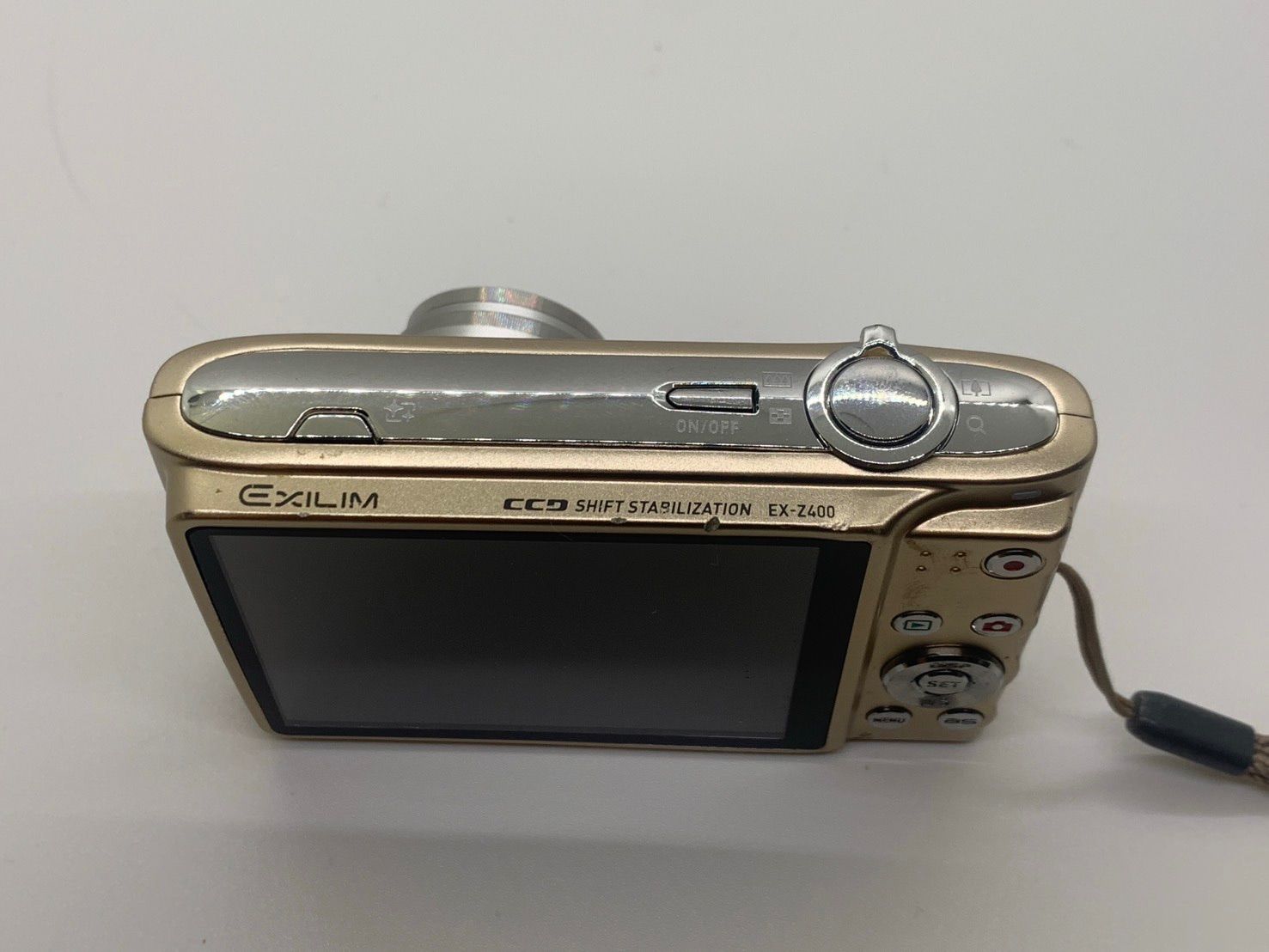 0167 Casio EXILIM EX-Z400 ゴールド デジカメ ジャンク品【タ