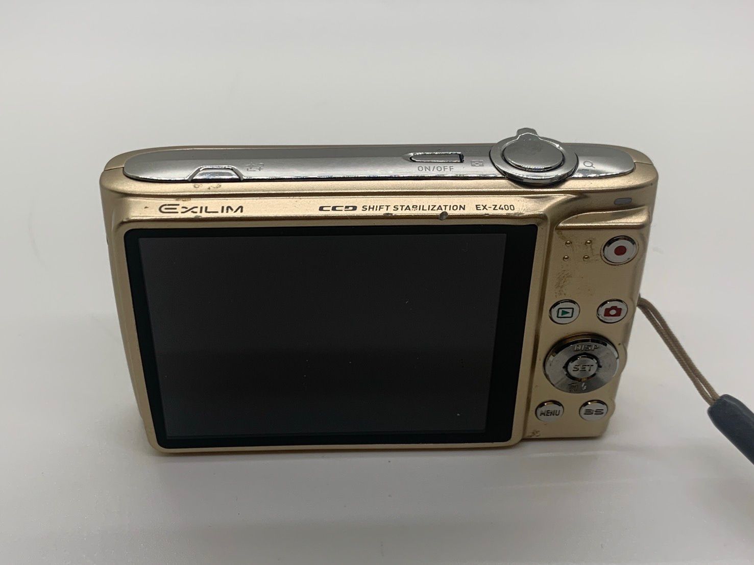 0167 Casio EXILIM EX-Z400 ゴールド デジカメ ジャンク品【タ