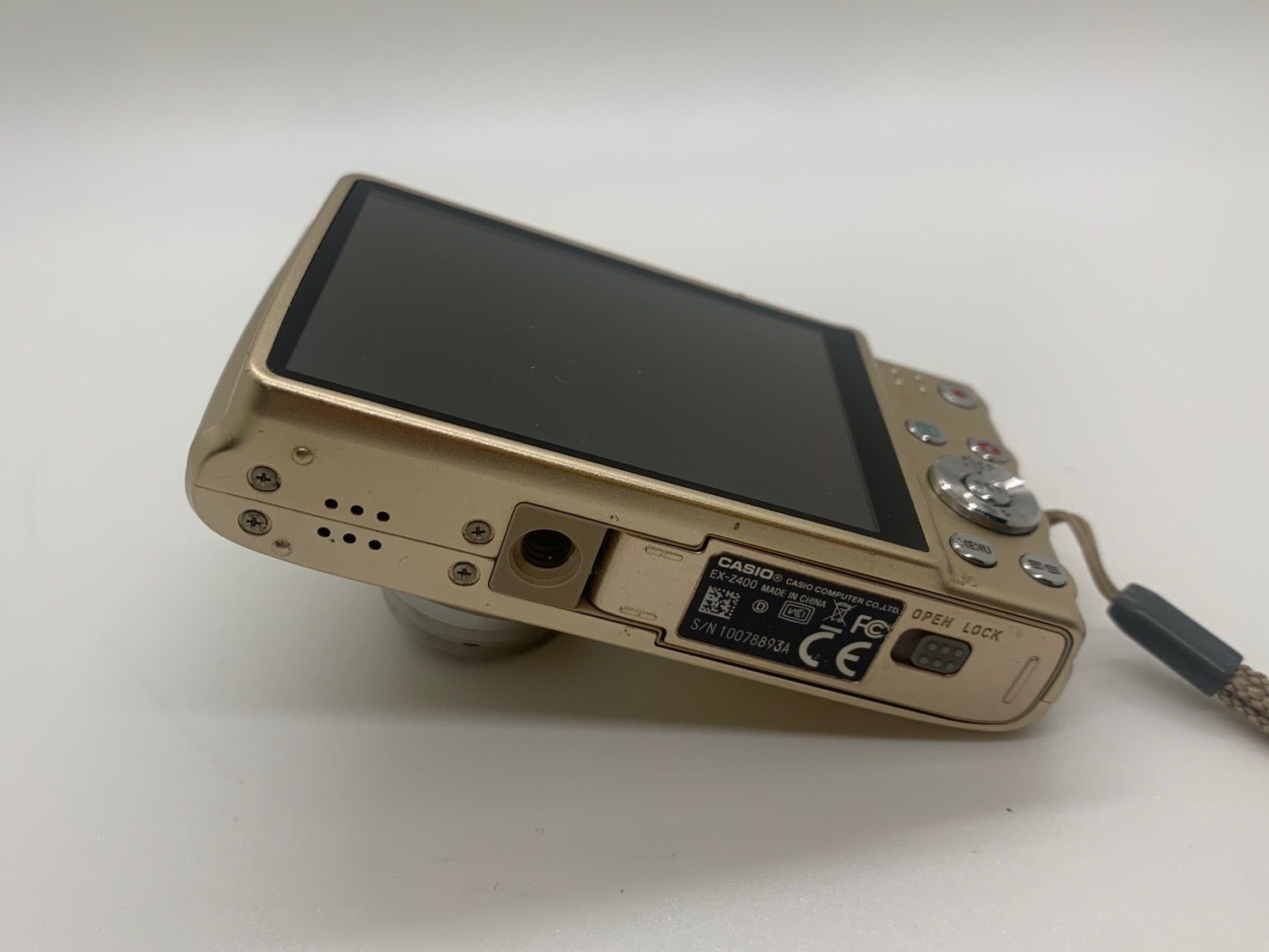 0167 Casio EXILIM EX-Z400 ゴールド デジカメ ジャンク品【タ