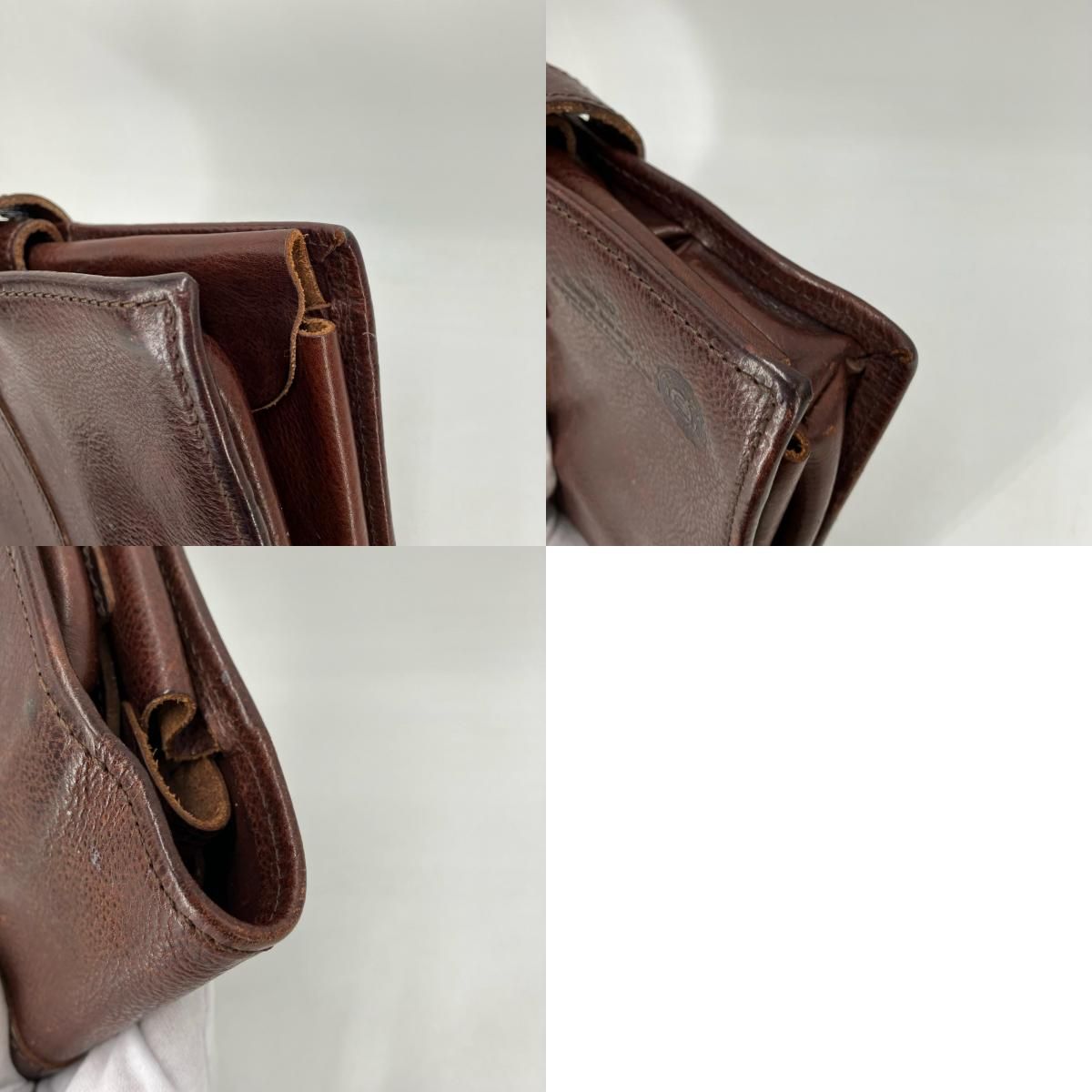 イオン広店】 中古 GANZO | ガンゾ クラッチバッグ ブラウン 【121 