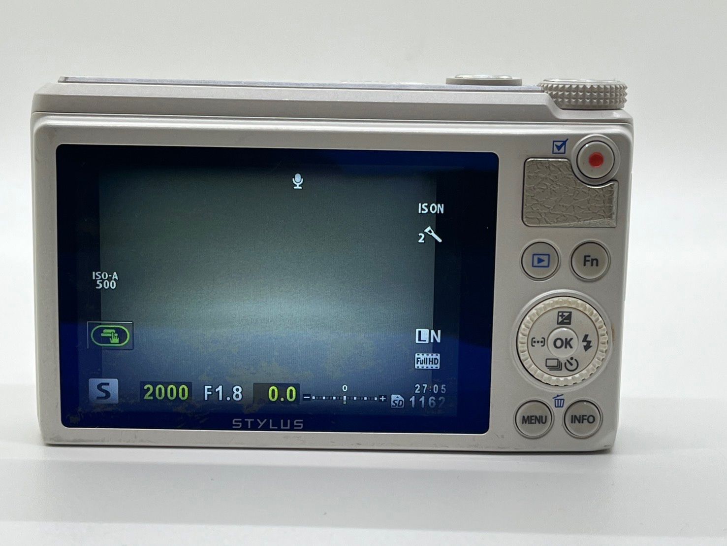 カメラ 0166 OLYMPUS STYLUS XZ-10 ホワイト デジカメ ジャンク品【ネ】