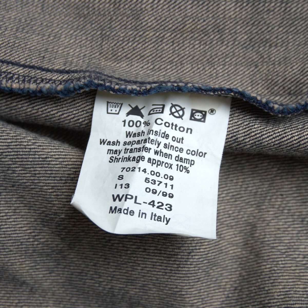 レア　リーバイスサックコート　濃紺　イタリア製 Levi's(リーバイス) / リーバイス/サックコート/44/デニム/インディゴ
