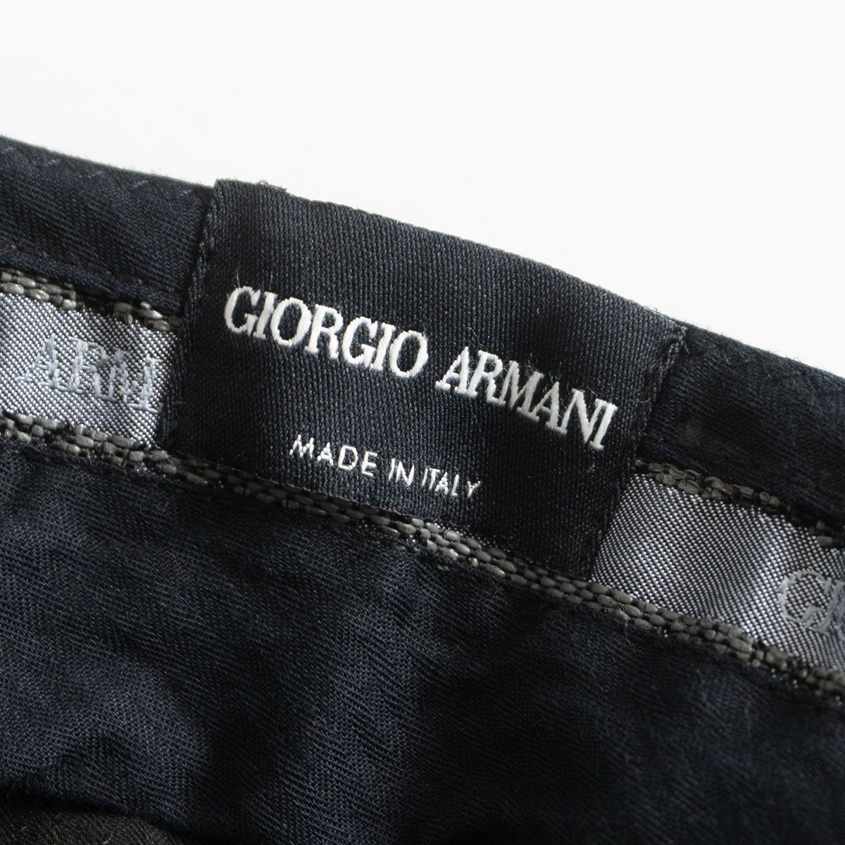 黒タグ/Borgo21】GIORGIO ARMANI【サマーウール スラックスパンツ】54