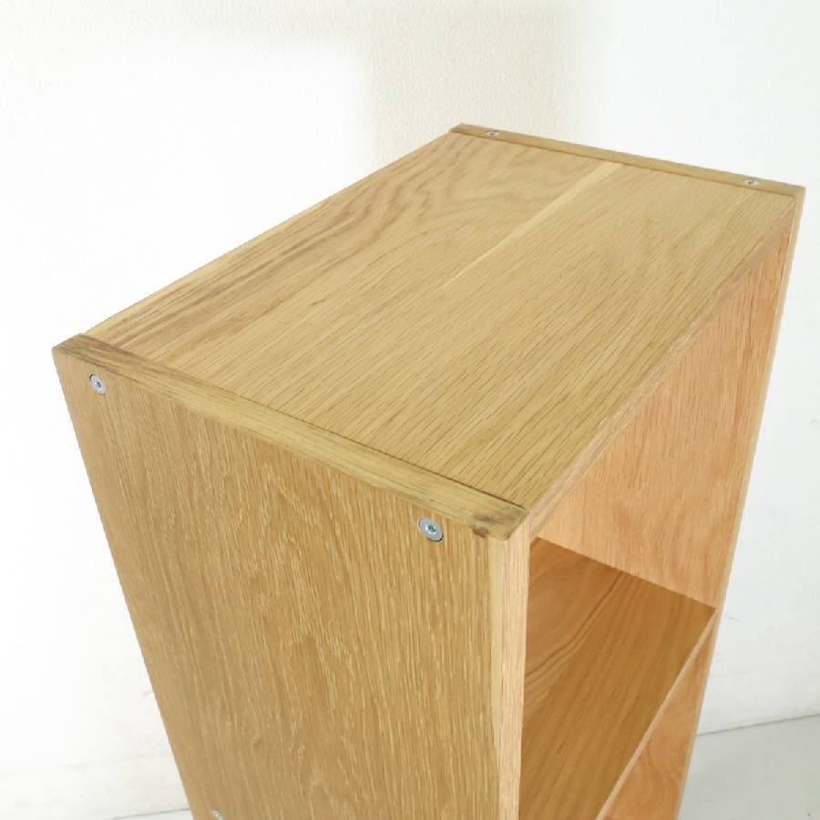 無印良品 スタッキングシェルフ 3段 オーク材 幅42×奥行28.5×高さ121cm