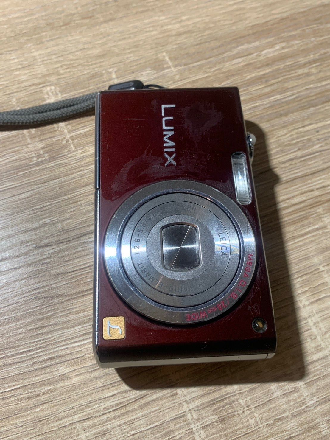 0191 Panasonic Lumix DMC-FX33 ブラウン デジカメ 動作確認済み【ネ