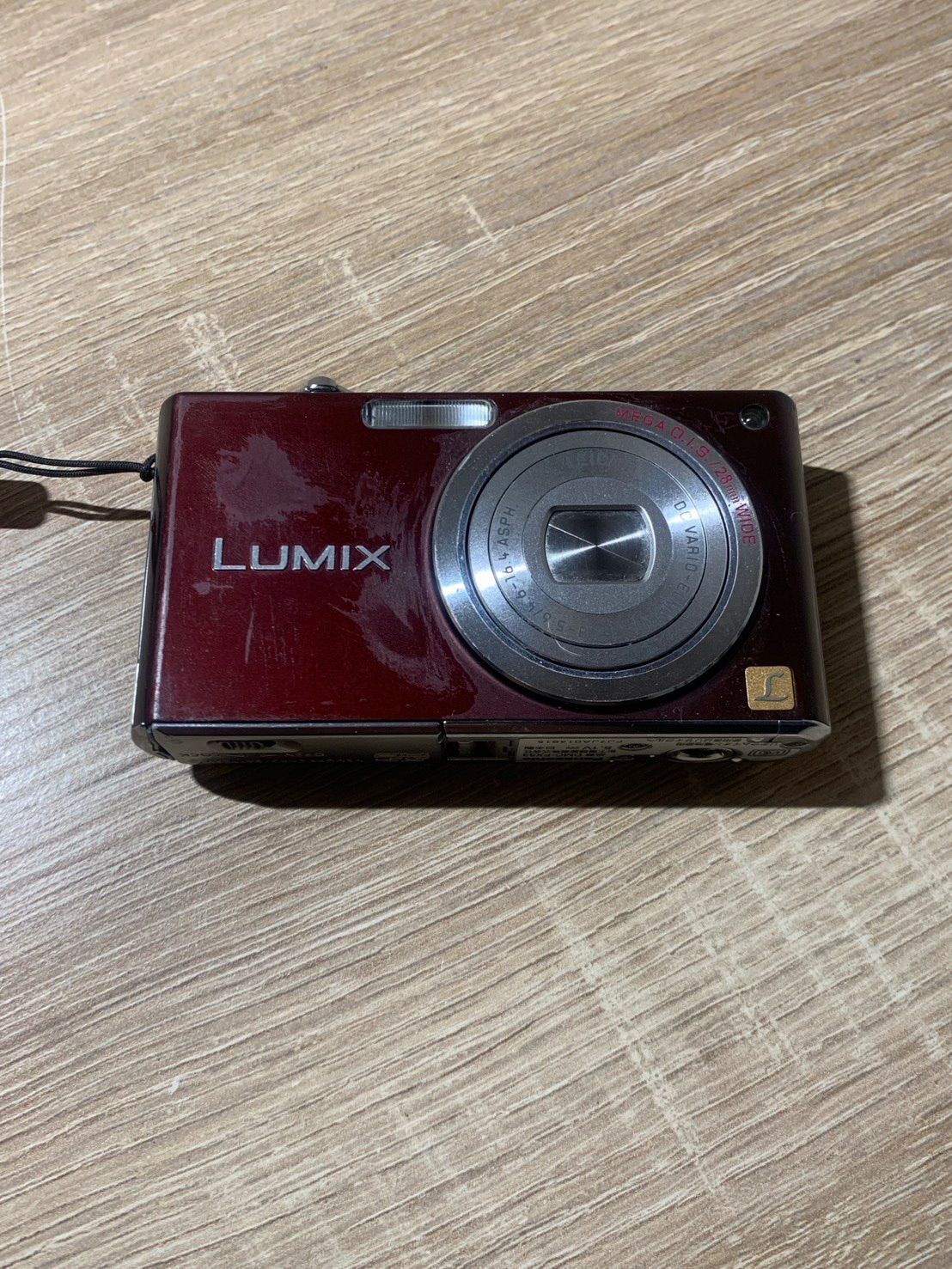 0191 Panasonic Lumix DMC-FX33 ブラウン デジカメ 動作確認済み【ネ
