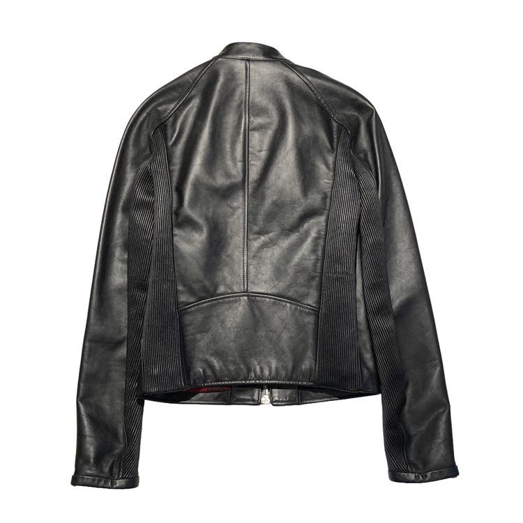 は*な様 【値下げ】Dsquared2 メンズ ブラックレザーライダースジャケッ Dsquared2 ディースクエアード ICON シングル ライダースジャケット