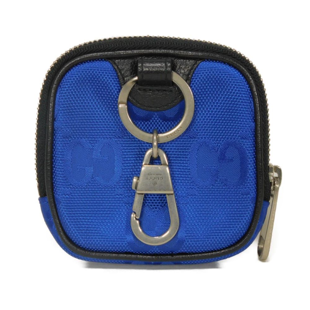 GUCCI グッチ ミニポーチ キーリング付き GGロゴ オフザグリッド GUCCI グッチ オフ ザ グリッド ミニ ポーチ ロゴ 箔押し エンボス