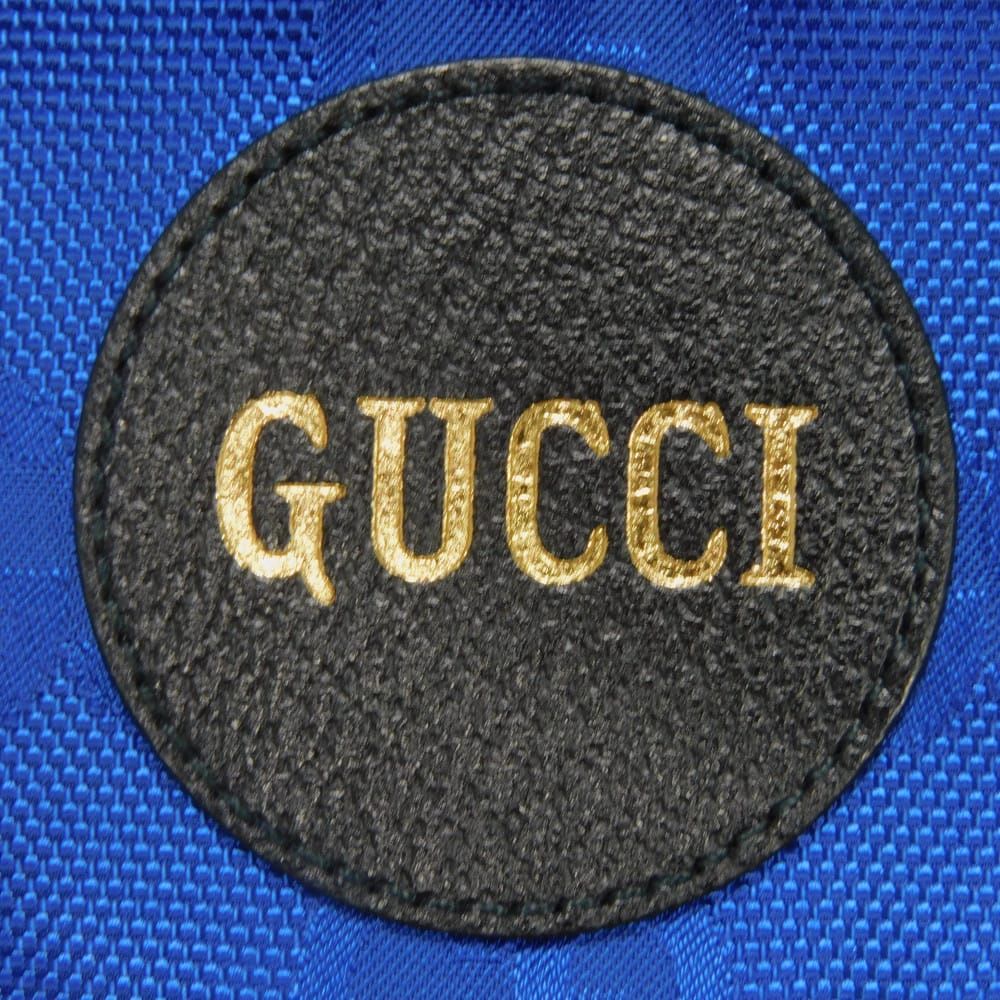 GUCCI グッチ オフ ザ グリッド ミニ ポーチ ロゴ 箔押し エンボス