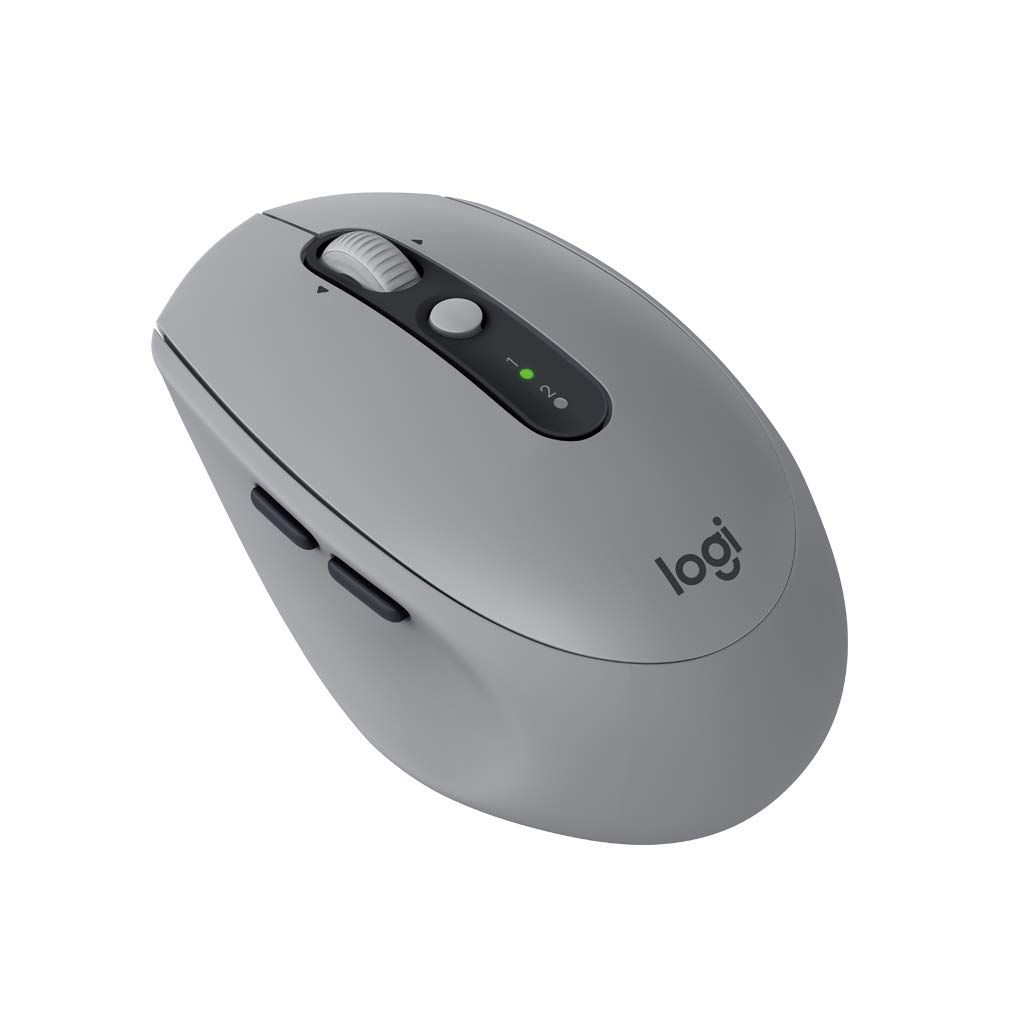 ロジクール ワイヤレスマウス 無線 静音 Bluetbooth Unifying 7ボタン M590MG ミッドグレイトーナル ワイヤレス マウス windows mac Chrome Android iPad OS M590 国内正規品 [グレー] [単品]