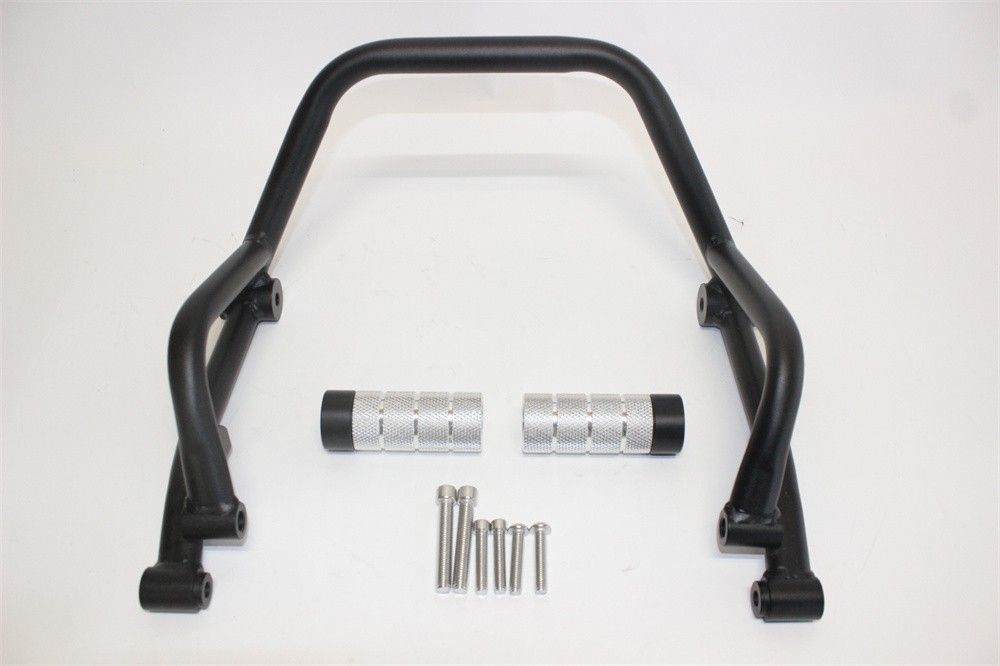 MT09 MT-09 /SP 2021 2022 2023 スタントサブケージプロテクション フットペグガード 黒