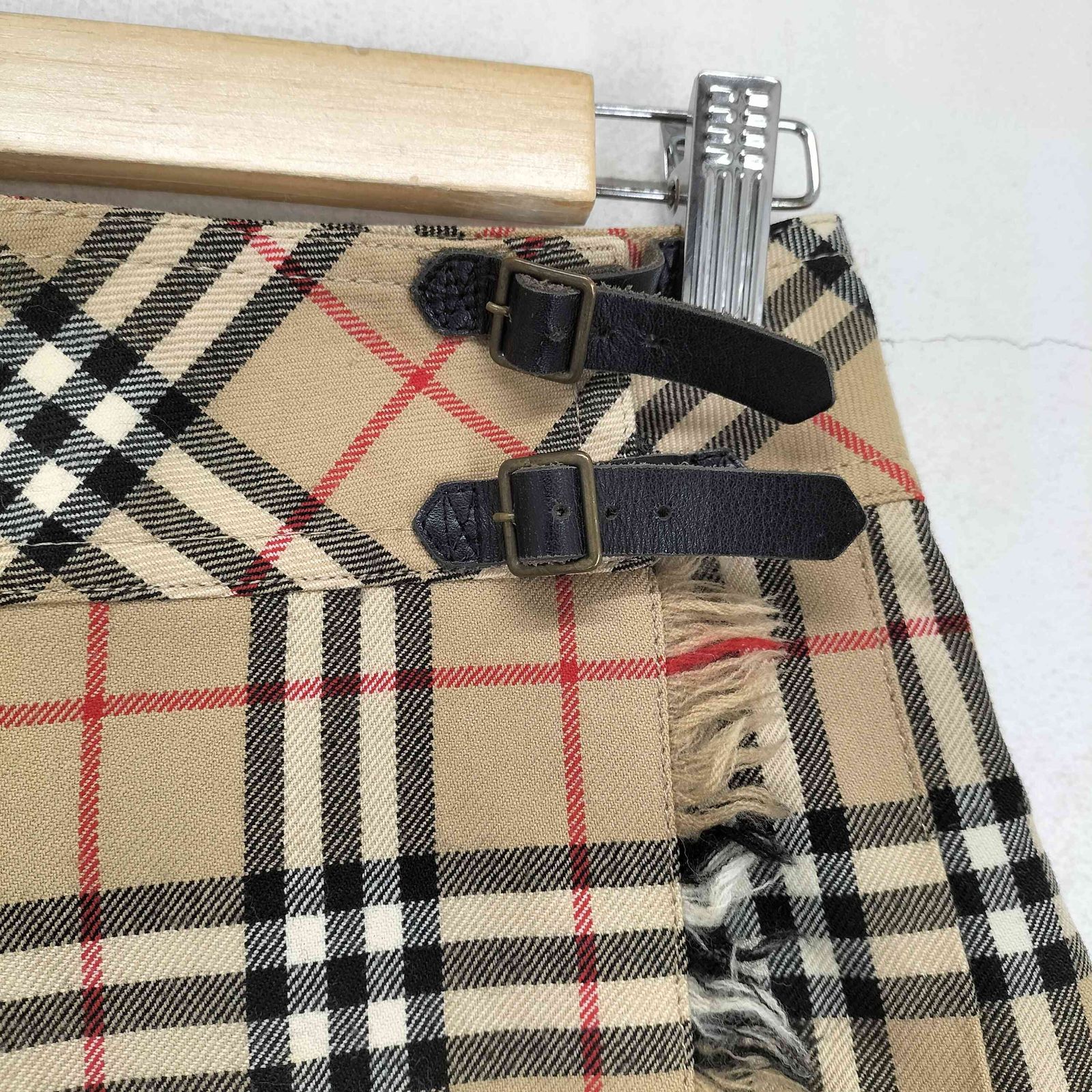 バーバリーブルーレーベル BURBERRY BLUE LABEL ノバチェック ウール