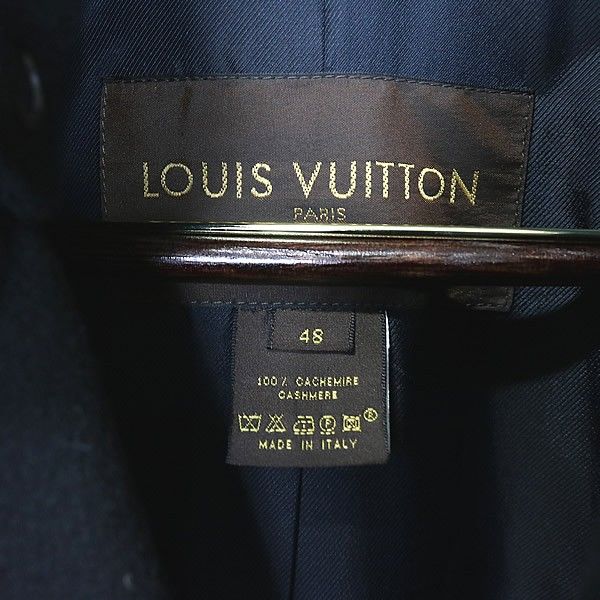 Louis Vuitton 銀座店 ルイヴィトン カシミヤ100 Pコート メンズ size 