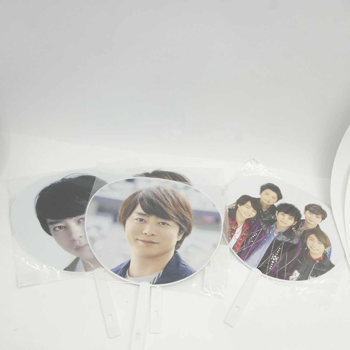 嵐 グッズ まとめ うちわ・ペンライト・クリアファイル など ※中古(未