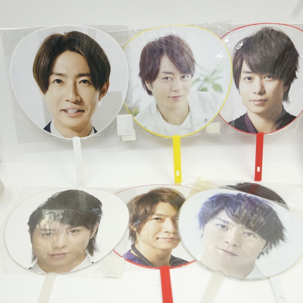 嵐 グッズ まとめ うちわ・ペンライト・クリアファイル など ※中古(未