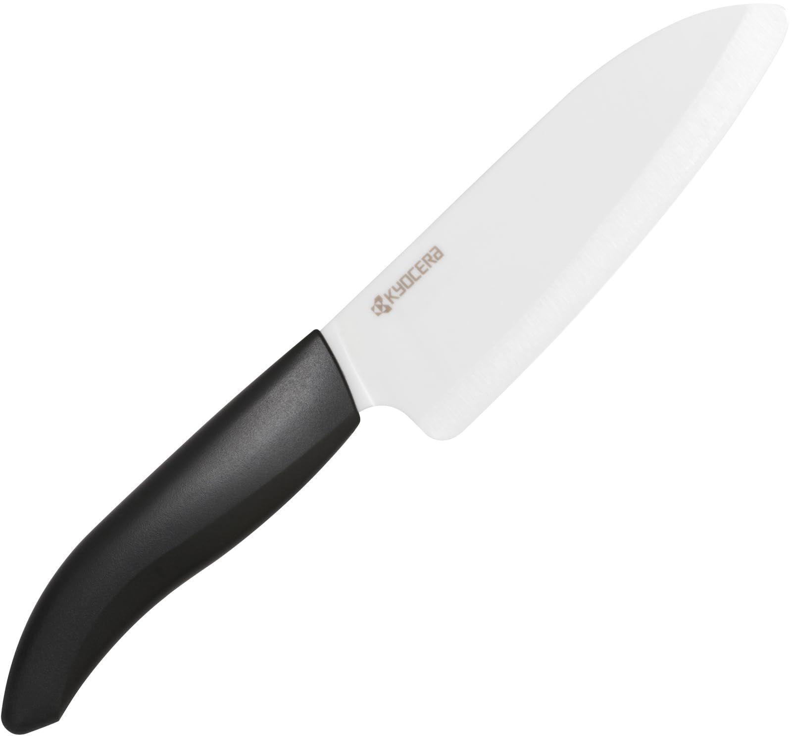 京セラ バイオ樹脂 ハンドル セラミック 包丁 軽く 鋭く キレイに切れる 三徳 小 14cm 硬いから切れ味が長く続く サビない素材 食洗機 除菌漂白 OK 牛刀 中華 スマートブラッ [ホワイト / ブラック] [従来素材] [07)三徳 中(14cm)]
