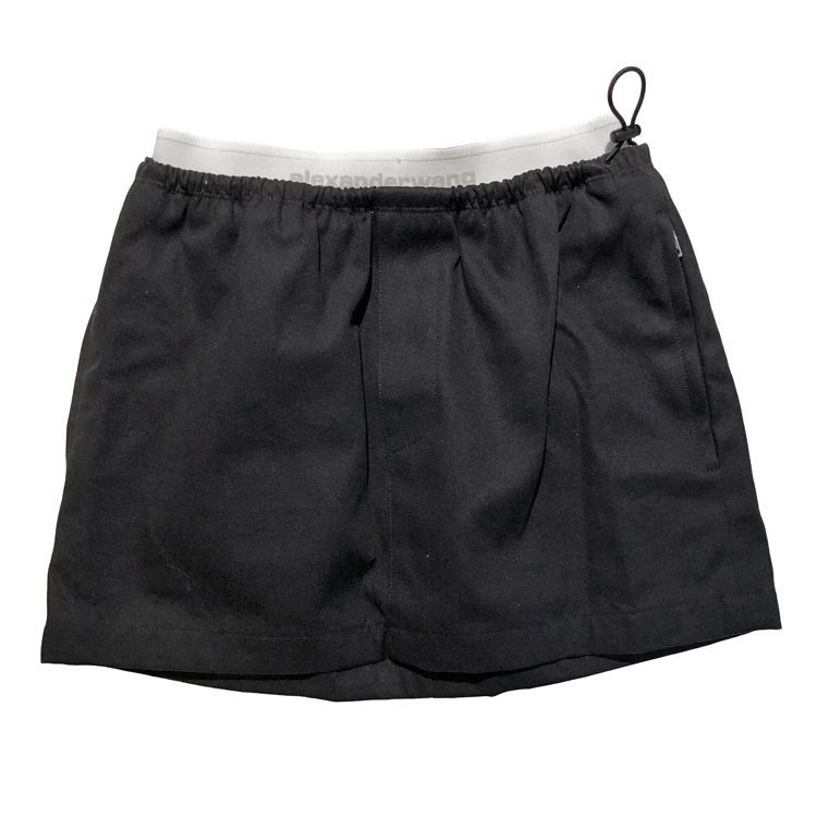 alexanderwang アレキサンダーワン ロゴエラスティックミニスカートS alexanderwang（アレキサンダー・ワン） ロゴ ミニスカート レディース