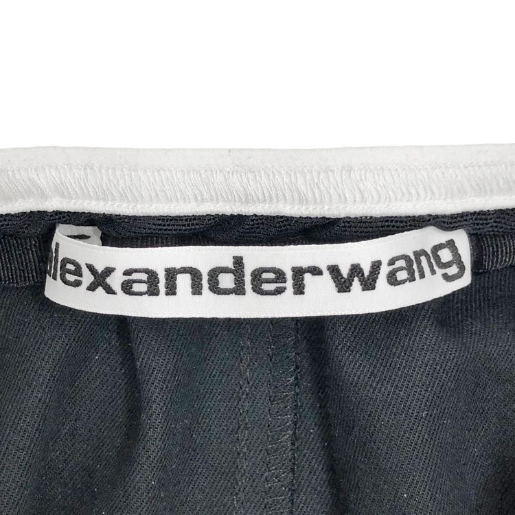 alexanderwang アレキサンダーワン ロゴエラスティックミニスカートS alexanderwang（アレキサンダー・ワン） ロゴ ミニスカート レディース