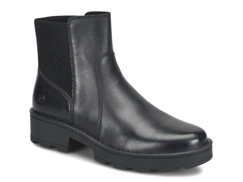 ボーン レディース シューズ ブーツ・レインブーツ チェルシーブーツ チェルシー ブーツ Born Crewe Chelsea Boot Black ブラック