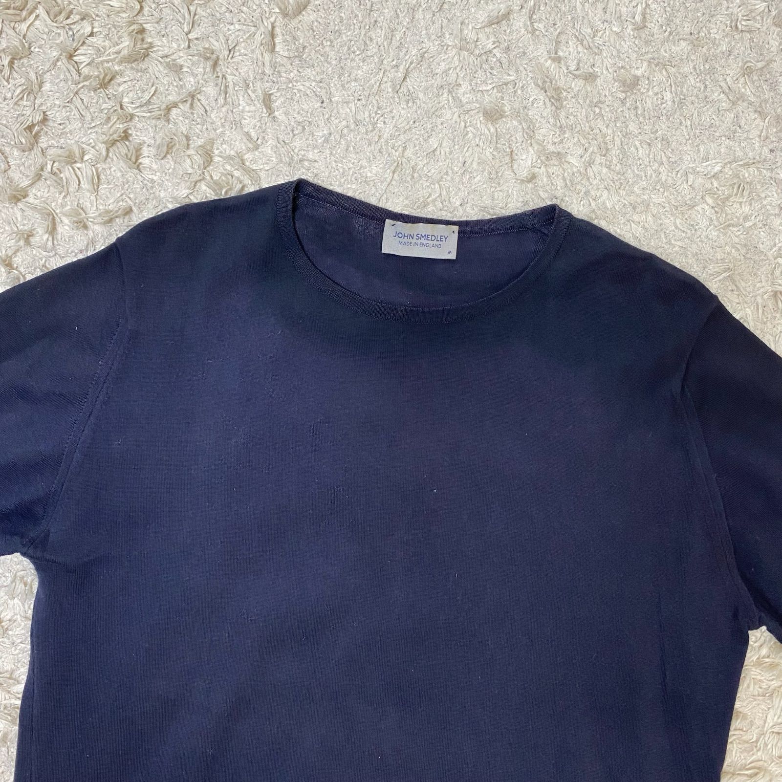 JOHN SMEDLEY ジョンスメドレー 半袖ニット カットソー クルーネック 