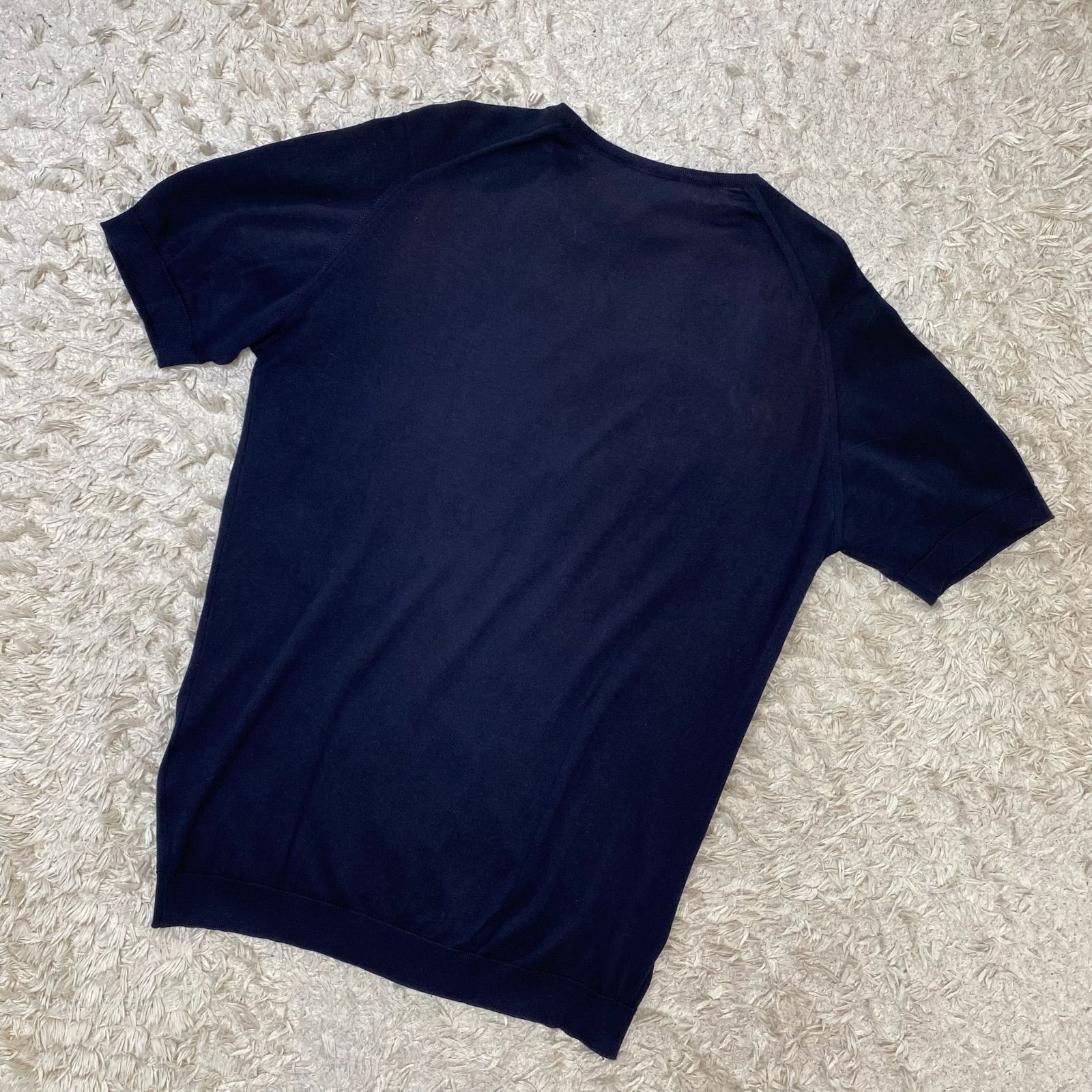 JOHN SMEDLEY ジョンスメドレー 半袖ニット カットソー クルーネック 