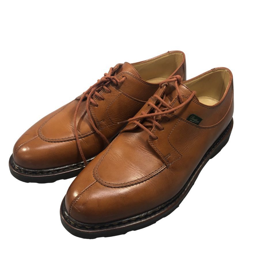 パラブーツ レザーシューズ Uチップ アヴィニョン マロン ブラウン メンズ サイズUK6.5 PARABOOT AVIGNON 約25.0cm【AFD13】 パラブーツ レザーシューズ Uチップ アヴィニョン マロン ブラウン