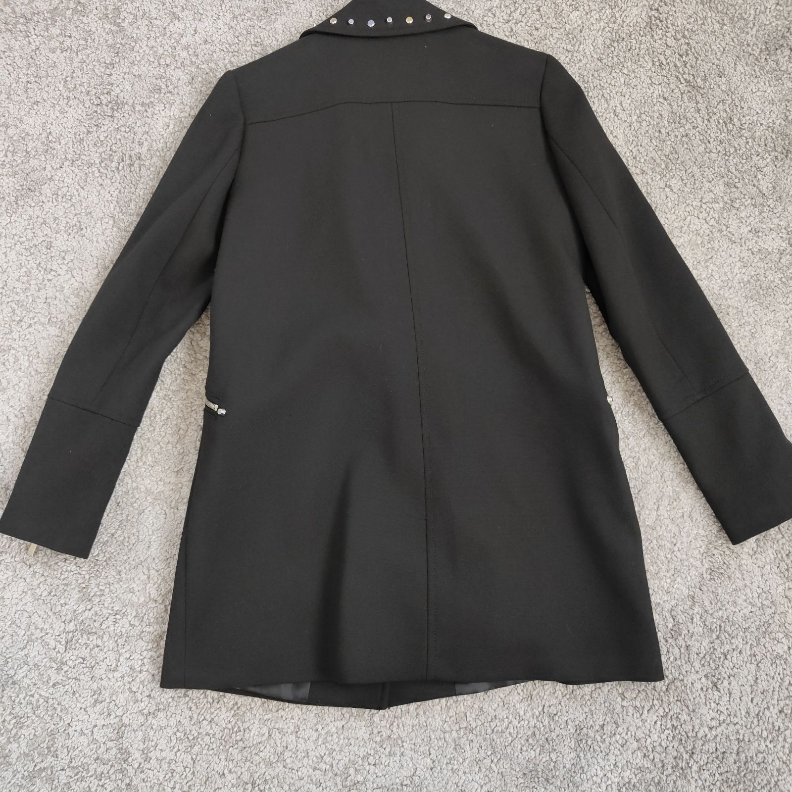 ZARA ザラ 【サイズ】 USA5 スタッズ Aラインコート ダブル ライダース 