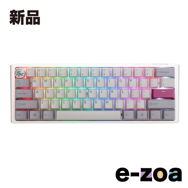 Ducky ダッキー One 3 Mist Mini RGB Cherry Silver シルバー軸 有線 USB接続 dk-one3-mist-rgb-mini-silver (2583621)