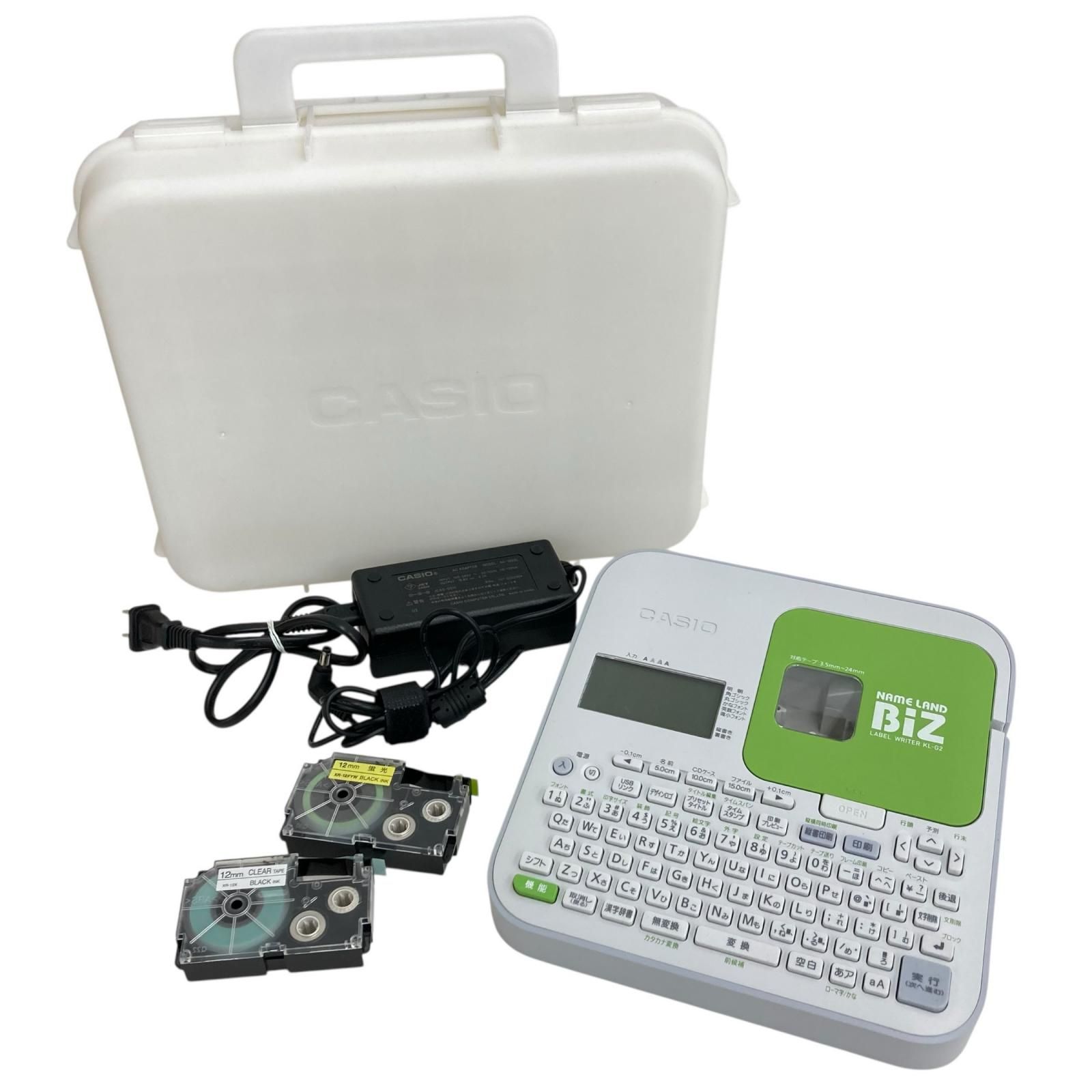 186000 動作確認済み CASIO カシオ ネームランドBiZ KL-G2 ラベル