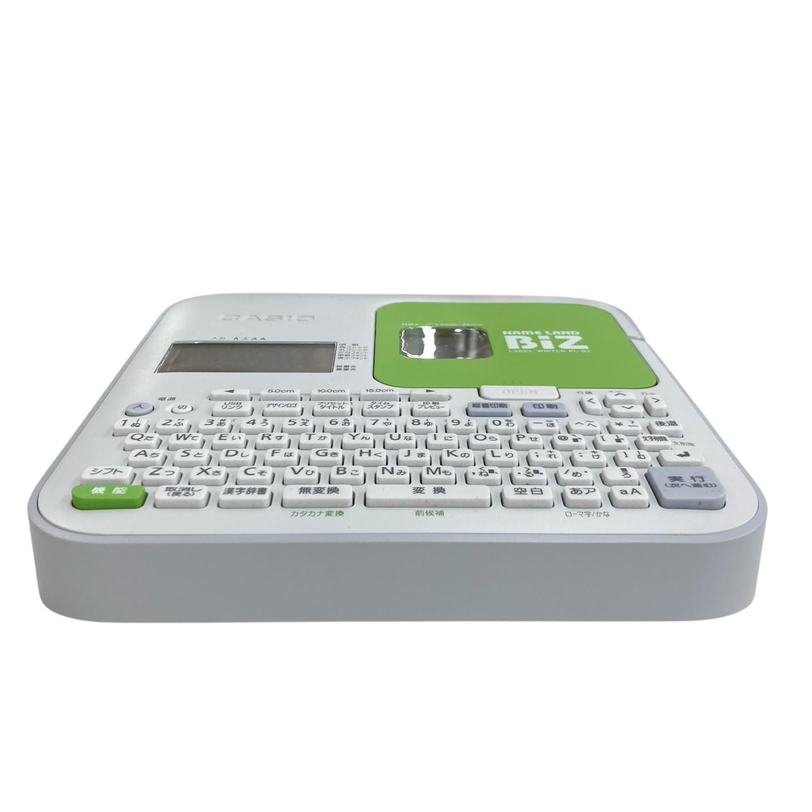 186000 動作確認済み CASIO カシオ ネームランドBiZ KL-G2 ラベル