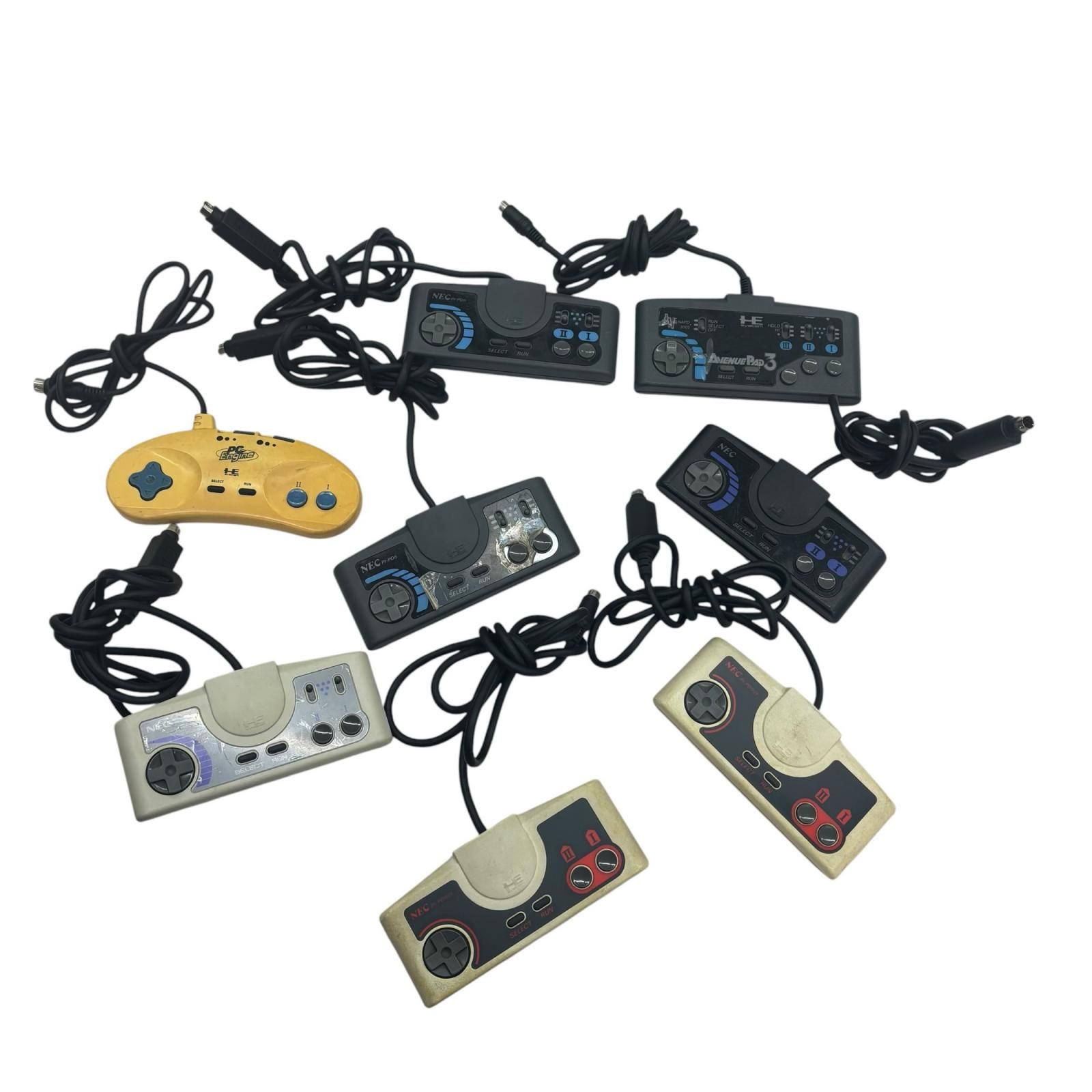 139020 動作未確認 NEC エヌイーシー PCエンジン コントローラー 8点まとめ売り