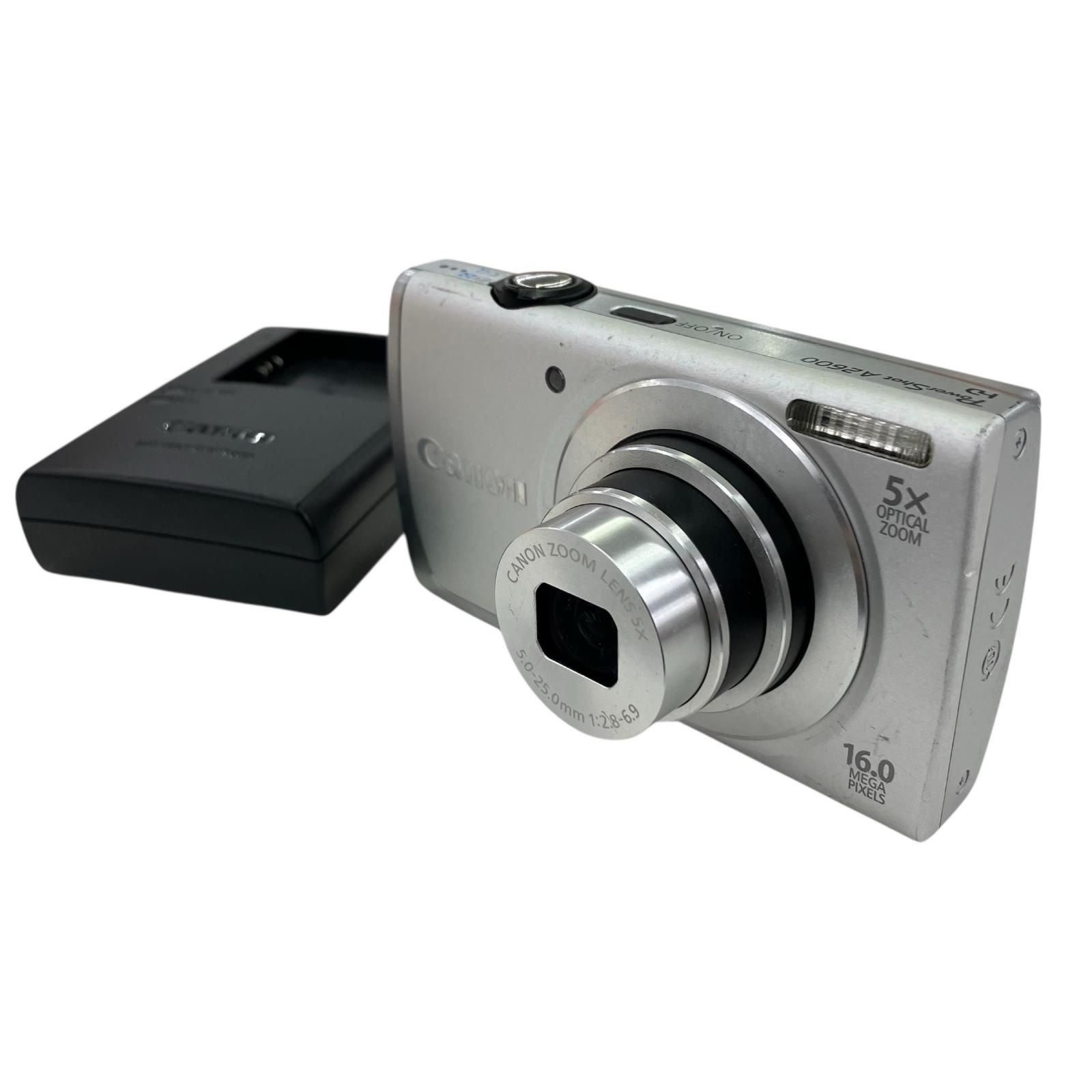 186000 動作確認済み canon キャノン PowerShot A2600 シルバー