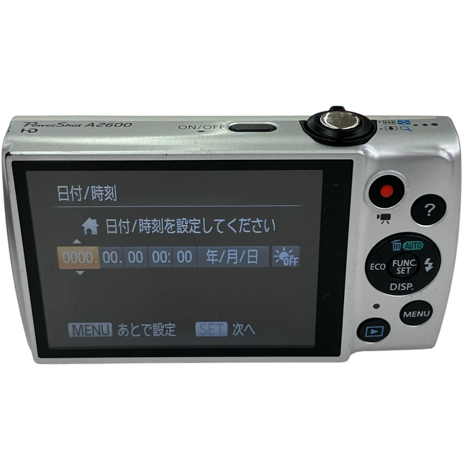 186000 動作確認済み canon キャノン PowerShot A2600 シルバー