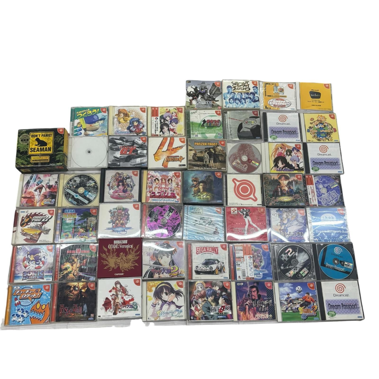 199990 動作未確認 SEGA セガ ドリームキャスト ソフト 51点まとめ売り 26,910円
