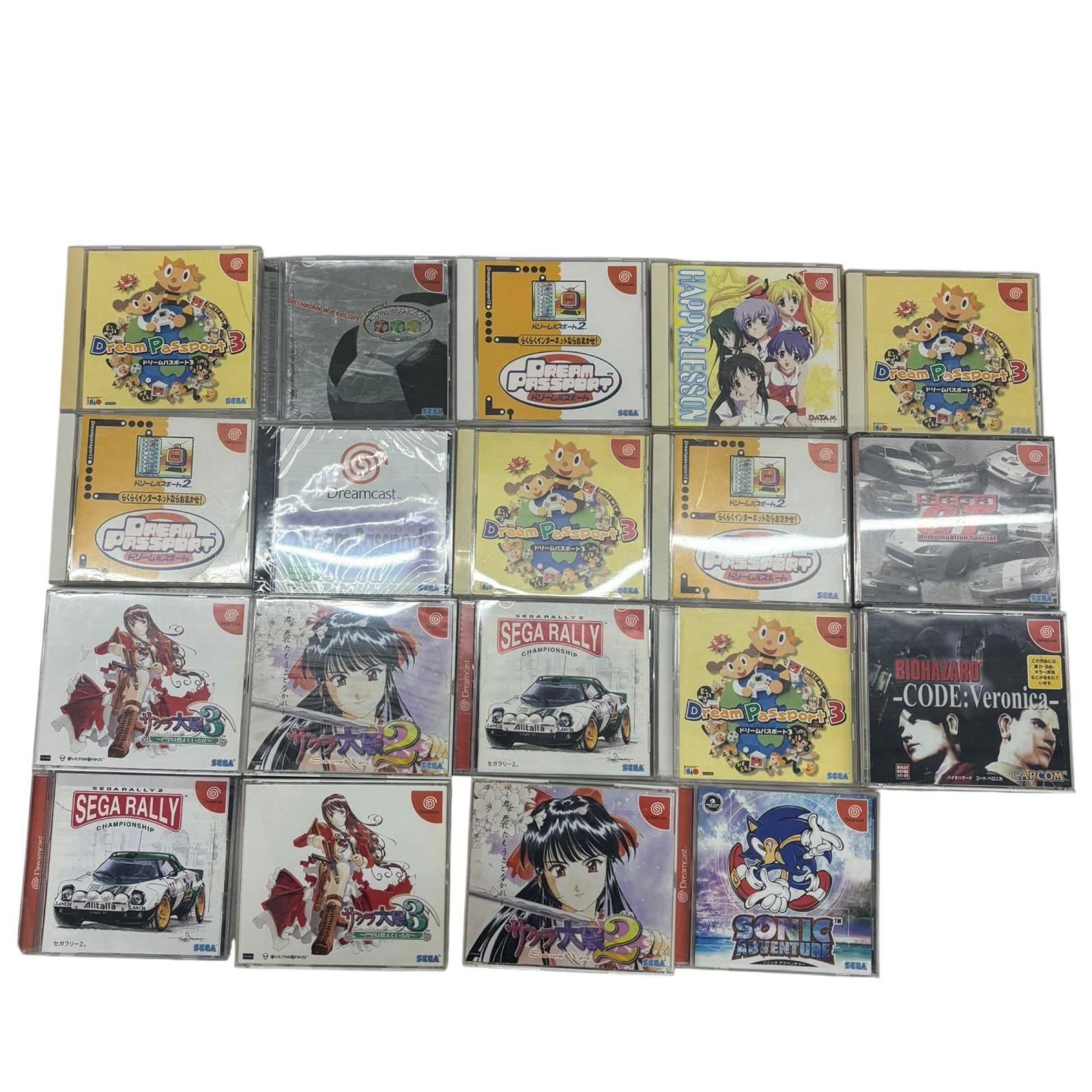 ドリームキャスト 199990 動作未確認 SEGA セガ ドリームキャスト ソフト 19点まとめ売り