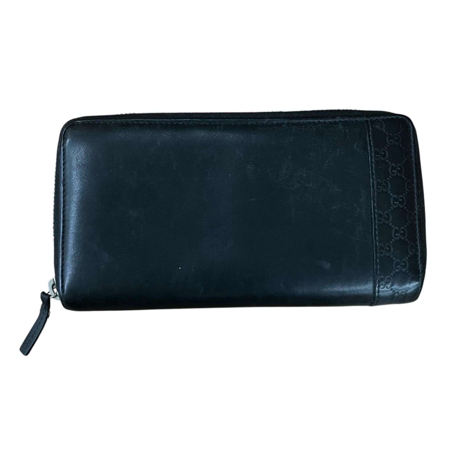 180053 現状品 GUCCI グッチ 長財布 ブラック - メルカリ