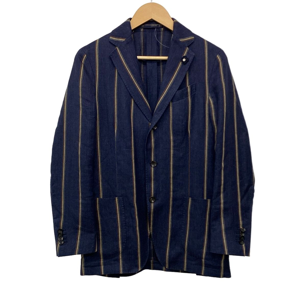 lardini(ラルディーニ) ジャケット サイズ46 7REG メンズ - ネイビー 
