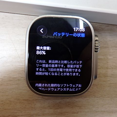 Apple Watch Ultra (第1世代) 49mm チタン 86% - メルカリ