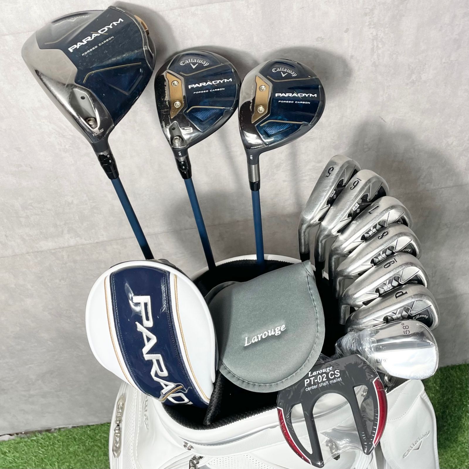 【貴重なレフティ】キャロウェイ パラダイム ゴルフクラブセット 11本 SR 左 貴重なレフティ】Callaway PARADYM キャロウェイ パラダイム ゴルフ