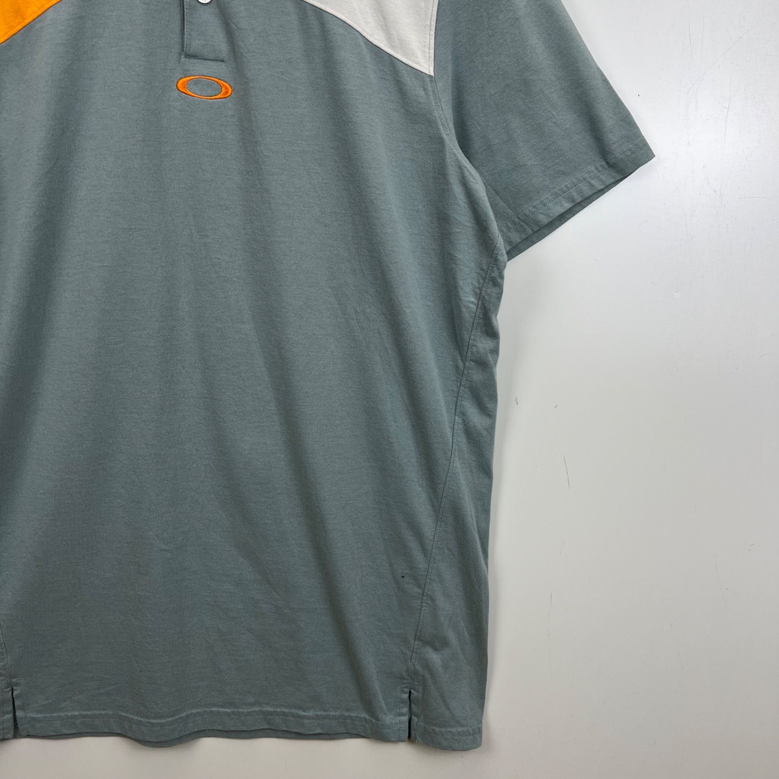 OAKLEY 15SS tech archive center logo S/S polo shirts M オークリー 