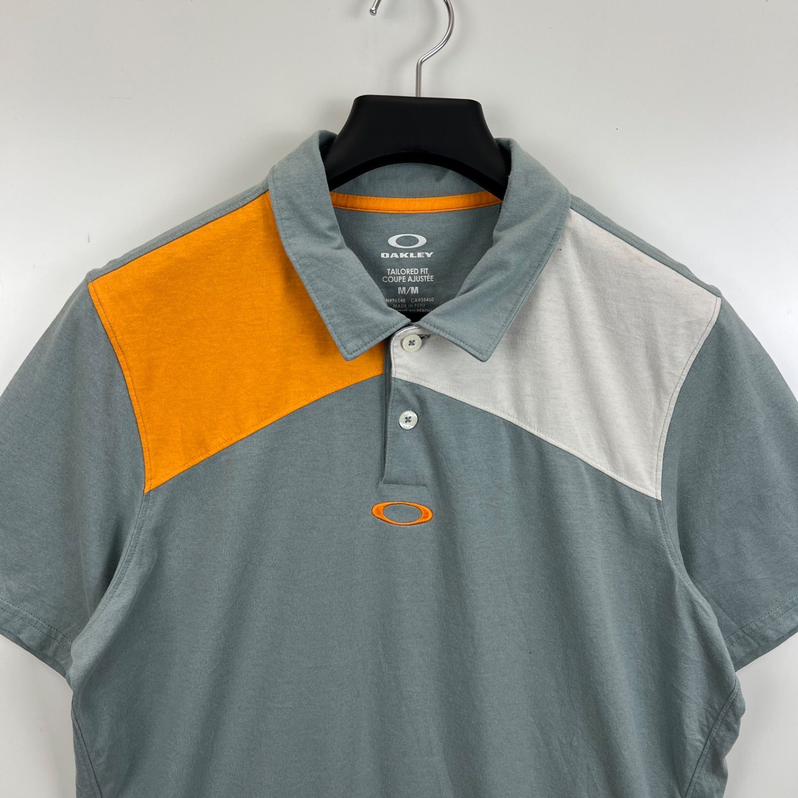 OAKLEY 15SS tech archive center logo S/S polo shirts M オークリー 