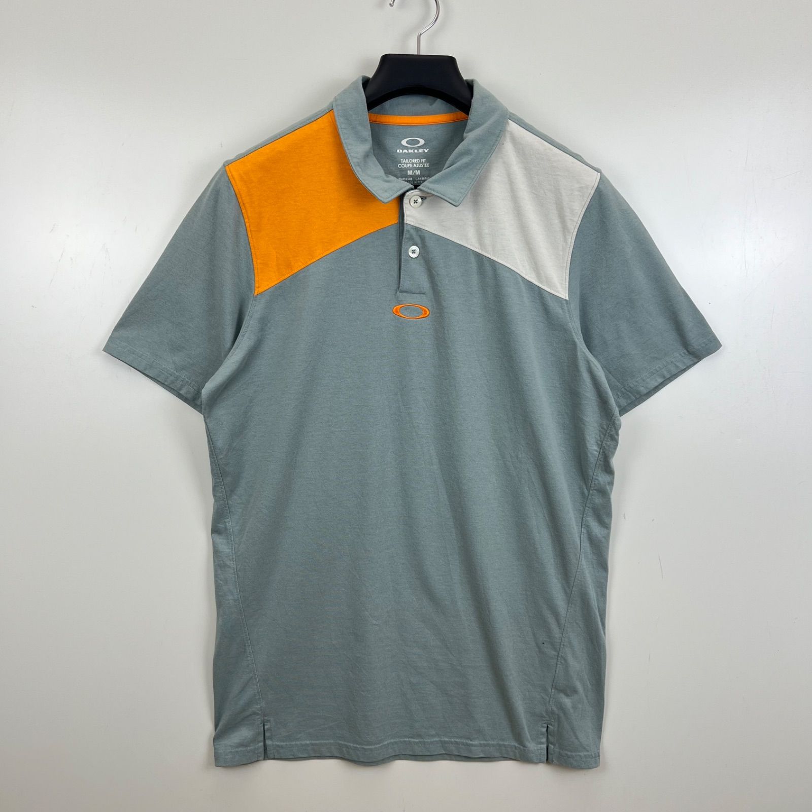 OAKLEY 15SS tech archive center logo S/S polo shirts M オークリー 