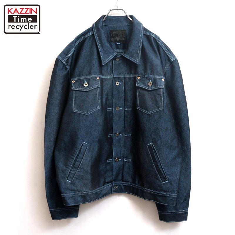 90s USA製 vintage Guess 2ndタイプ デニムジャケット メンズ 表記XXXL