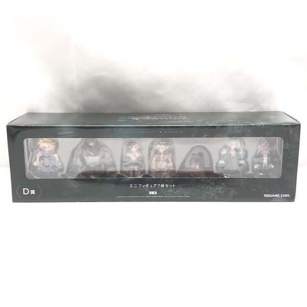 中古】開封)D賞 ミニフィギュア 7体セット ｢ファイナルファンタジーVII