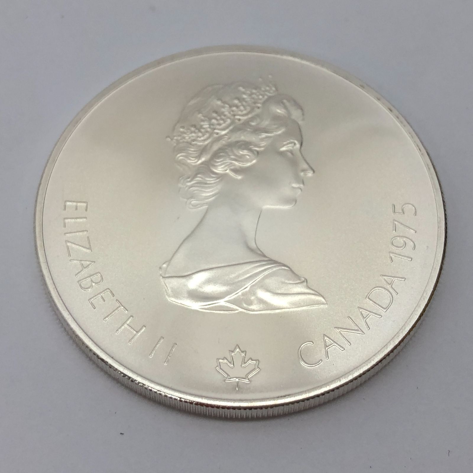 保管品】1976年 モントリオールオリンピック 記念硬貨 5ドル 銀貨 外国 
