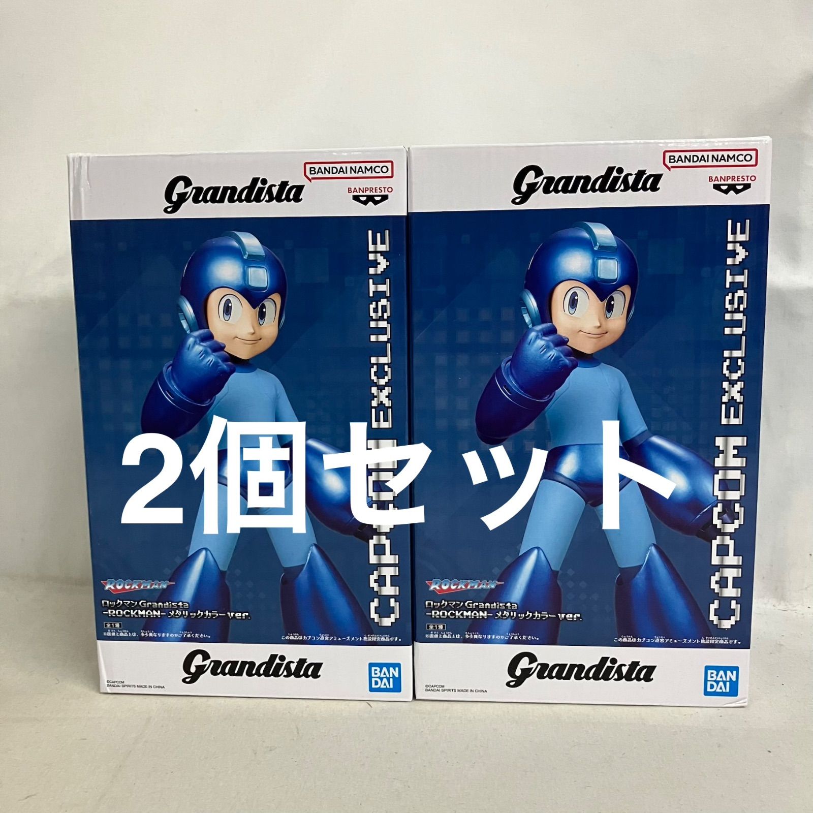 未開封 ロックマン Grandista ロックマン メタリックカラー フィギュア 