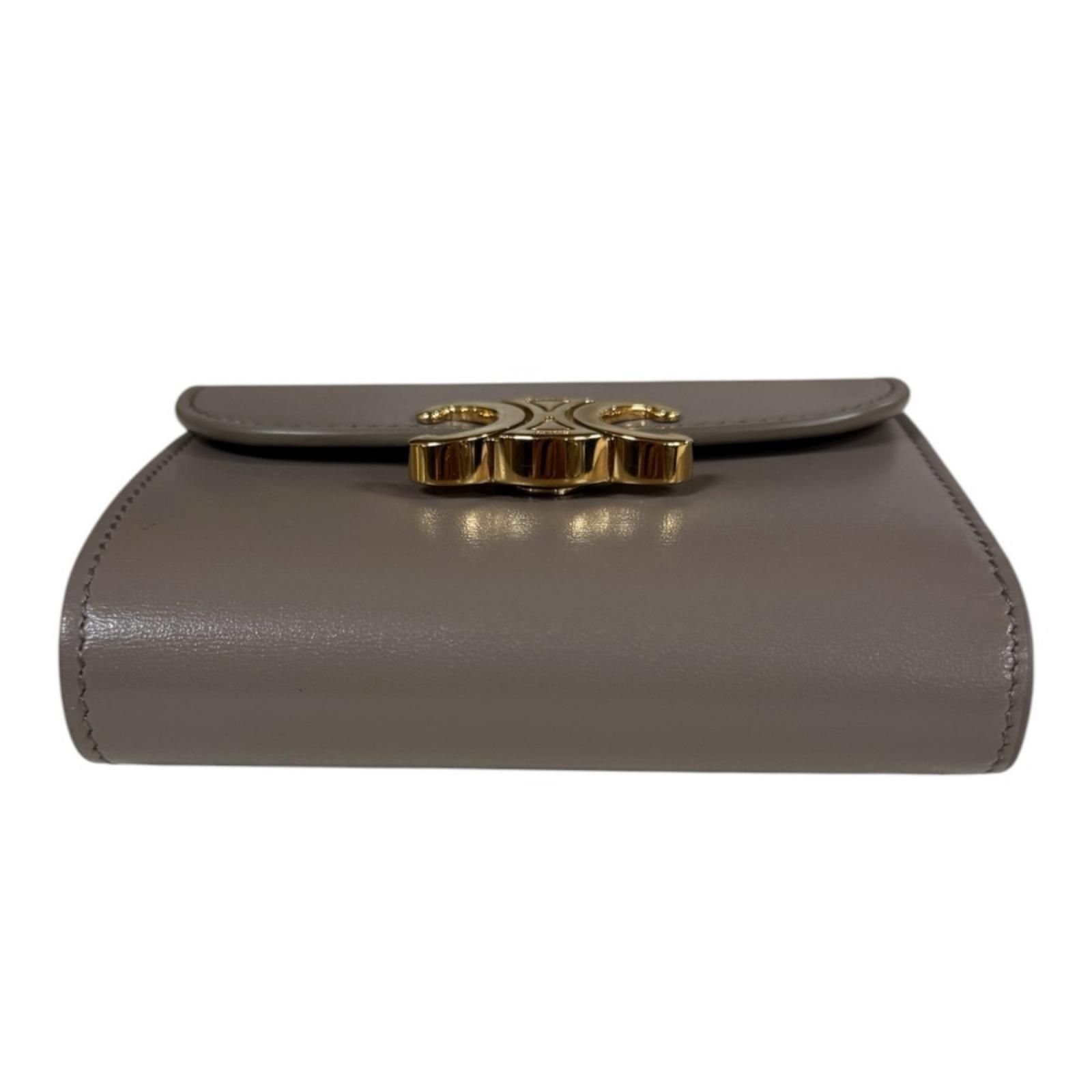 セリーヌ CELINE トリオンフ スモール フラップウォレット 三つ折り 